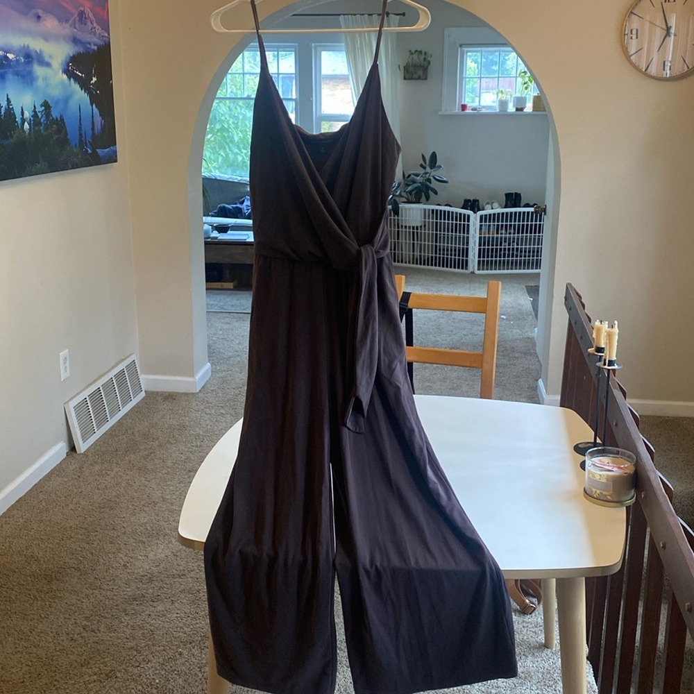 Dark plum jumpsuit
